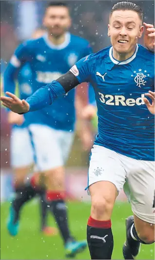  ??  ?? PUSHING FOR PROFITS: Barrie McKay is one of Rangers’ hottest properties