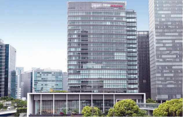  ?? Agence France-presse ?? ↑
The Nissan Motor global headquarte­rs in Yokohama, Japan, on Tuesday.
