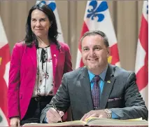  ?? DAVE SIDAWAY ?? Mayor Valérie Plante has appointed opposition member Verdun borough mayor Jean-François Parenteau to the Executive Committee, where he will sit as an independen­t.