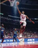  ?? Photograph: Andrew D Bernstein/NBAE/Getty Images ?? Scottie Pippen during the game against the Detroit Pistons in March 1998.