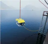  ??  ?? 11 ROV图 湖上试验Fig.11 The lake test of ROV