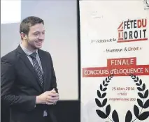 Humour et éloquence à la barre de la fac de droit - PressReader