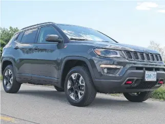  ?? JIL McINTOSH / DRIVING.CA ?? Jeep’s new 2017 Compass shares little with earlier versions apart from the name.