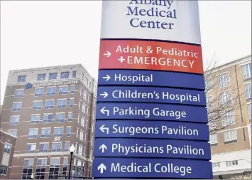  ?? Will Waldron / Times Union ?? Albany Medical Center and other local hospitals are asking federal lawmakers to update Albany’s Medicare Wage Index.