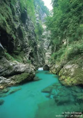  ??  ?? La Valle dell’Isonzo, archivio STO, ph. Kladnik