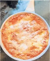  ?? ?? Oven-ready lasagna noodles are cooked in marinara on the stovetop with three cheeses in this one-pot pasta dish.