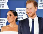  ?? ANGELA WEISS/AFP/GETTY IMAGES/TNS ?? Meghan, Duchess of Sussex, and Prince Harry, Duke of Sussex, and arrive at the 2022 Robert F. Kennedy Human Rights Ripple of Hope Award Gala in Manhattan, New York City, on Dec. 6, 2022.