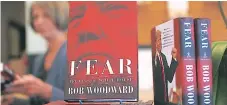  ?? Afp ?? VENTA. El libro de Bob Woodward llegó ayer a las librerías.