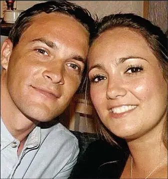  ??  ?? Attacked: Oliver Dearlove had planned to start a family with Claire Wheatley
