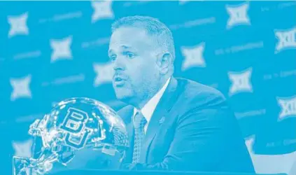  ?? LM Otero / Associated Press ?? New Baylor coach Matt Rhule’s work includes replacing a bevy of talented playmakers on the offense.