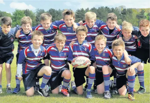  ?? Mike Carter ?? King’s under 11s rugby team went all season unbeaten after winning all 15 of their fixtures