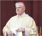  ?? FABIO FRUSTACI/EPA ?? Cardinal Gerhard Mueller’s term as prefect of the Congregati­on for the Doctrine of the Faith ended in 2017 after Pope Francis chose not to ask him to serve a second five-year term.