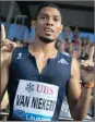  ??  ?? WAYDE VAN NIEKERK: Defending his 400m title