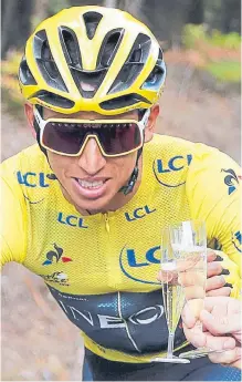  ?? EFE ?? Un accidente impidió a Egan ir al Giro, pero el Tour lo recompensó.