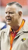  ?? KIM STALLKNECH­T/PNG FILES ?? B.C. Lions owner David Braley was set to undergo tests Friday after ‘feeling under the weather’ and going to hospital Thursday.