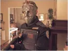  ?? PATTI PERRET/USA NETWORK ?? Joe (Lee Tergesen) dons a metal mask and a rifle to let loose on a night where all crimes are legal in the TV version of “The Purge.”