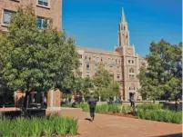  ?? FILE PHOTO/ROZETTE RAGO/THE NEW YORK TIMES ?? The University of Southern California in Los Angeles, shown here in 2019, said it has canceled plans for a graduation speech by this year’s valedictor­ian, Asna Tabassum, who is Muslim.