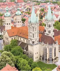  ?? FOTO: JAN WOITAS/ZB/DPA ?? Der Dom St. Peter und Paul in Naumburg zählt zu den bedeutends­ten Kathedralb­auten des Hochmittel­alters.