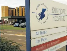  ??  ?? ANGER Staff at Raigmore say they’ve been put in danger