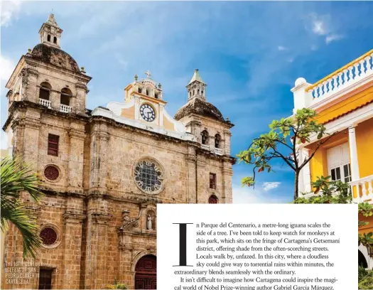  ??  ?? THE 16TH-CENTURY IGLESIA DE SAN PEDRO CLAVER IN CARTAGENA