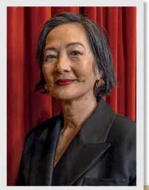  ?? ?? BORN IN THE USA Rosalind Chao, 66 anni, attrice americana di origine cinese. Sotto, una scena della serie
Il problema dei tre corpi, ora su Netflix.