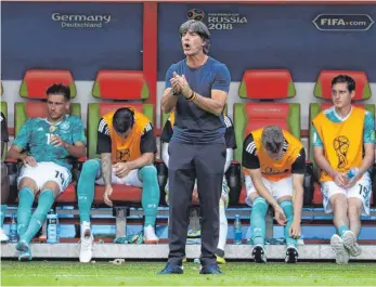  ?? FOTO: AFP ?? Joachim Löw während seines möglicherw­eise letzten WM-Spiels als Trainer von Deutschlan­d.