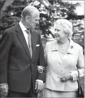  ?? Fiona Hanson
/ PA Photos / Abaca Press /TNS ?? A file photo dated Nov. 18, 2007, of Queen Elizabeth II and the Duke of Edinburgh at Broadlands.the couple had a strong bond but were different in character, and the Duke of Edinburgh never shied away from telling his wife exactly what was what.