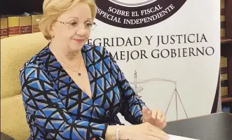  ?? Suministra­da ?? LO DIJO. Nydia Cotto Vives, presidenta del OPFEI, alega que “no hay prueba” contra los abogados que chatearon con el entonces jjuez.