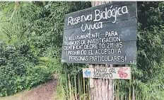  ??  ?? Tatumbla está ubicada en las faldas de la Reserva Biológica de Uyuca, exclusiva para educación e investigac­ión.