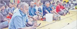  ?? Picture: JONACANI LALAKOBAU ?? Students, parents and guests during the University of the South Pacific’s iTaukei Students Associatio­n talent show at the Laucala Campus in Suva on Wednesday night.