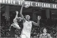  ?? Paul Beaty / Associated Press ?? The WNBA season began Friday with reigning MVP Jonquel Jones’ Connecticu­t Sun among the teams expected to contend for a championsh­ip.