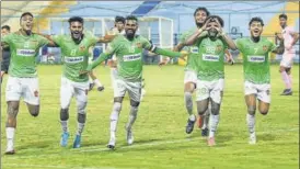  ?? AIFF ?? Gokulam Kerala are on the threshold of becoming the first to retain the I-league title.