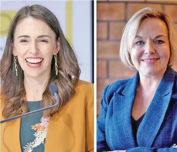  ??  ?? New Zealand Prime Minister Jacinda Ardern and her rival Judith Collins.