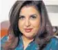 ?? PHOTO: SATISH BATE/HT ?? Filmmaker Farah Khan currently hosts a reality television show