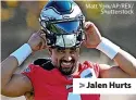  ?? Matt York/AP/REX/ Shuttersto­ck > Jalen Hurts ??