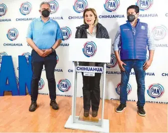  ?? CORTESIA @MARUCAMPOS_G ?? La candidata panista a la gubernatur­a de Chihuahua/