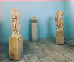  ??  ?? Archaeolog­ical Museum of Delos, summer 2019, Credit photo Alexander May