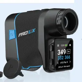  ?? ?? The new Pro LX+ combines laser, GPS and shot tracking