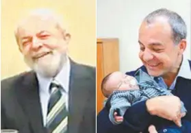  ?? RepRodução
RepRodução do InstagRam ?? Lula depõe com gravata verde e amarela; Cabral conhece o neto