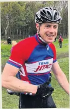  ??  ?? Endurance cyclist Tom Hodgkinson.
