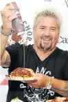  ?? Picture: WIREIMAGE ?? SCRATCH: Guy Fieri’s restaurant in Pretoria will feature a mechanical bull