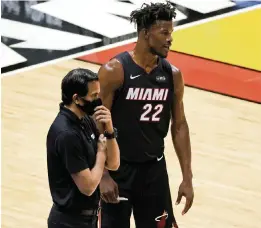  ?? DAVID SANTIAGO dsantiago@miamiheral­d.com ?? Of Heat star Jimmy Butler, coach Erik Spoelstra says: ‘All of the great players in the history of this game ... [have] a deep level of understand­ing of how to win.’