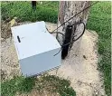  ??  ?? Not 5G: Box for 5Ghz wi-fi frequency