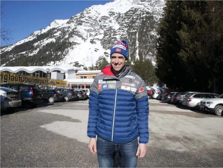  ?? FOTO: NTB SCANPIX ?? Øystein Andersen fra Vennesla stortrives som landslagsl­ege i langrenn, og befinner seg for tiden i Seefeld for å serve de norske skiessene i VM.