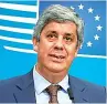  ??  ?? Mario Centeno, 53 anni, portoghese, è il presidente dell’eurogruppo