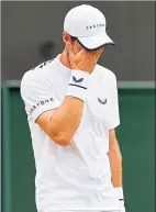  ??  ?? Andy Murray’s anguish continues