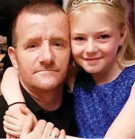  ??  ?? Warm-hearted: Plumber James Anderson with his daughter Annalise