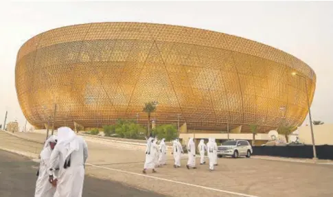  ?? // EFE ?? El estadio de Lusail en Doha, construido por una empresa china para el Mundial de Qatar