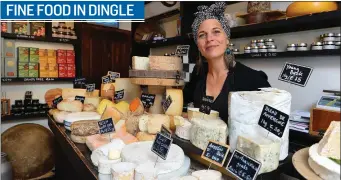  ?? Maja Binder in her shop The Little Cheese Shop at Grey’s Lane in Dingle. Protrait by Domnick Walsh ??