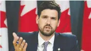  ?? ADRIAN WYLD / THE CANADIAN PRESS FILES ?? Canada remains `a destinatio­n of choice' for skilled workers, says Immigratio­n Minister Sean Fraser, who wants to
see 431,000 people become permanent residents next year.